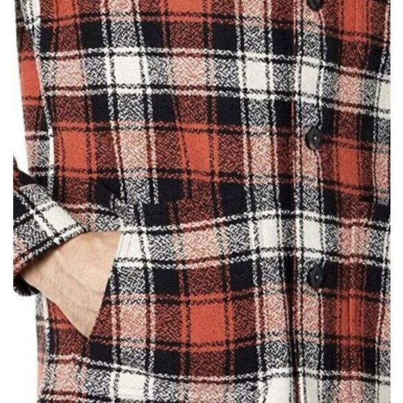 Taylor Stitch Ojai Jacket in Garnet Wool Blend Red Plaid Chore Mens XS S NEW HTF - Picture 5 of 15